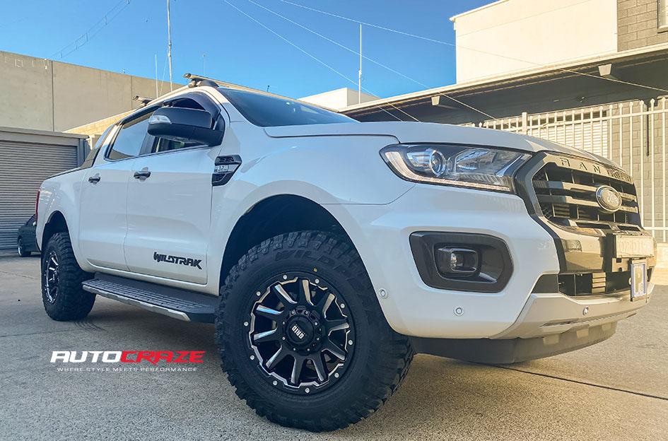 FORD RANGER GD02 MATTE BLACK MACHINED FACE